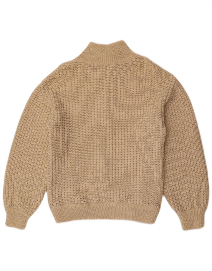 Suéter Cardigan Masculino Vintage UK 38 Bege Médio