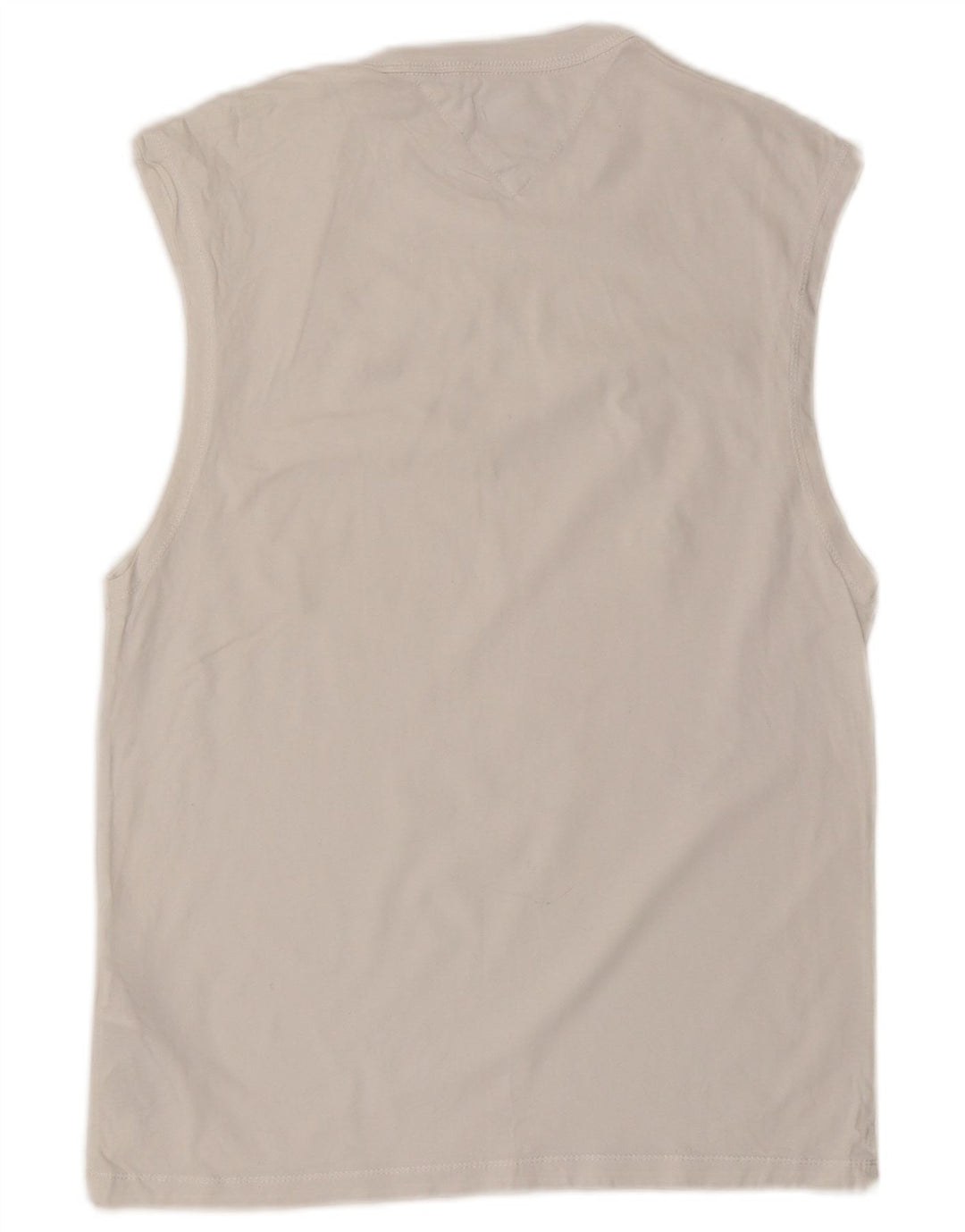 Tommy Hilfiger Mens Colete Top XS Algodão Branco