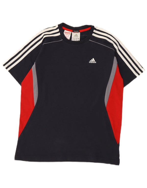 Camiseta Adidas Boys Clima 365 Graphic Top 15-16 Anos Azul Marinho Colorblock