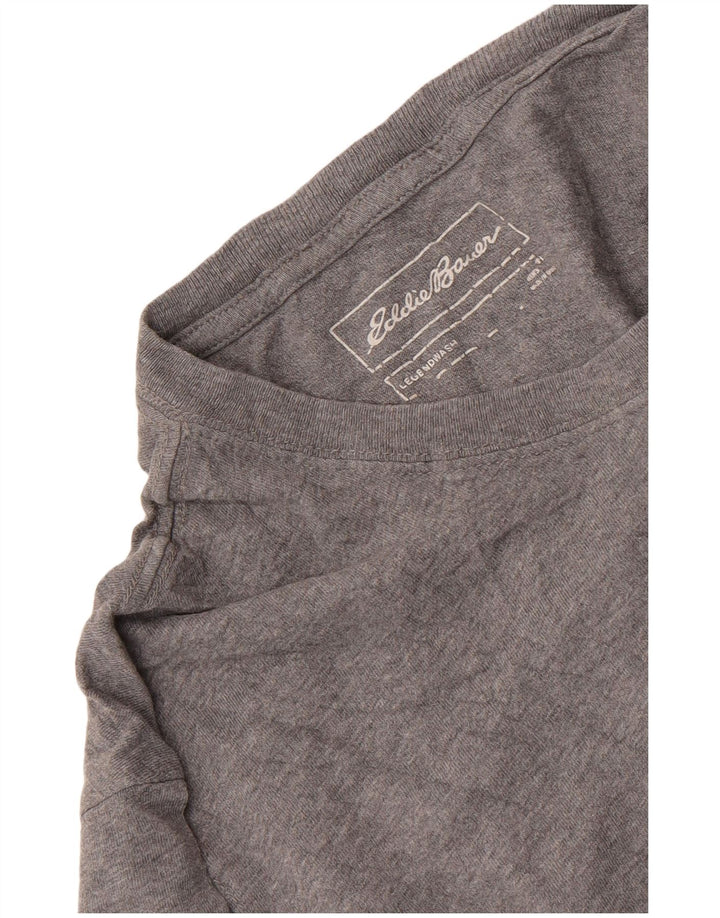 Camiseta masculina Eddie Bauer grande cinza