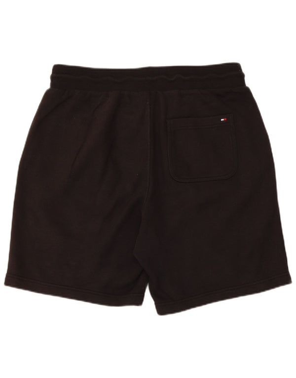 Tommy Hilfiger Mens Graphic Sport Shorts Médio Algodão Preto