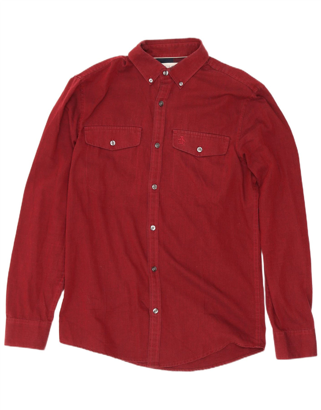 Camisa masculina Penguin pequena marrom