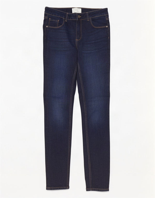Calça jeans skinny feminina Fat Face UK 6 XS W28 L29 algodão azul marinho