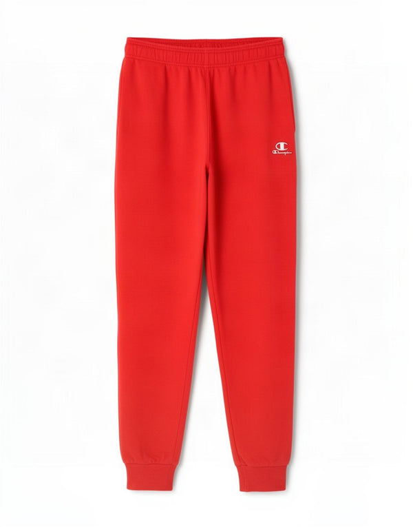 Calça esportiva masculina Champion Joggers médio algodão vermelho