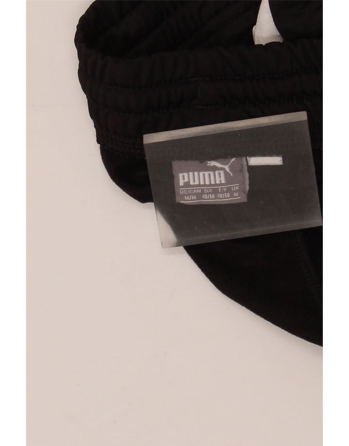 Calça de treino masculina PUMA médio preto colorblock