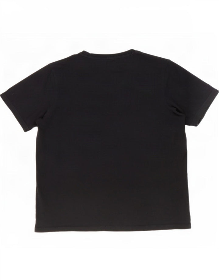 Camiseta gráfica masculina Carrera grande preta