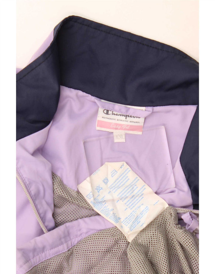 Jaqueta feminina Champion Easy Fit para treino UK 20 2XL poliéster roxo