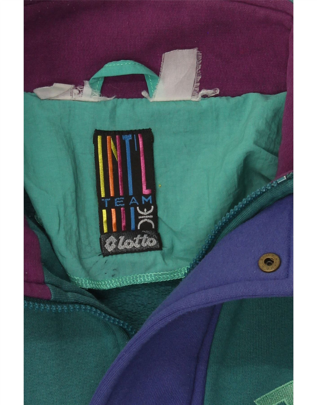 Lotto Mens Treino Top Jacket XL Verde Colorblock
