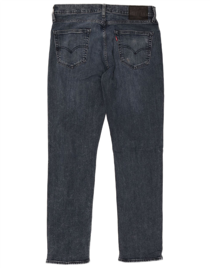 LEVI'S Masculino 502 Tapered Jeans W34 L32 Azul Algodão