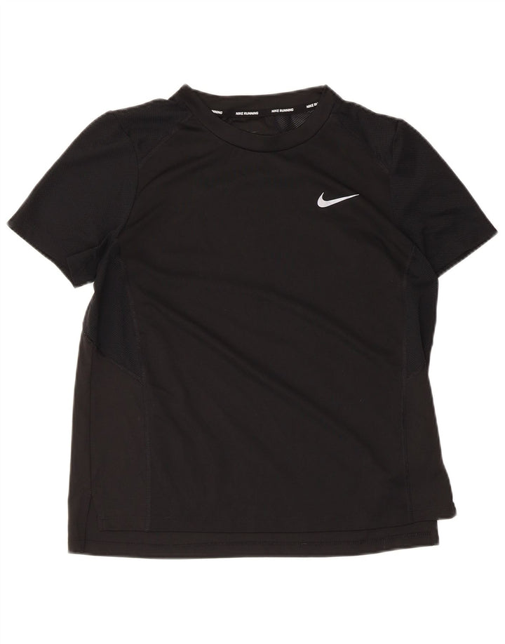 Camiseta feminina Nike UK 12 poliéster preto médio