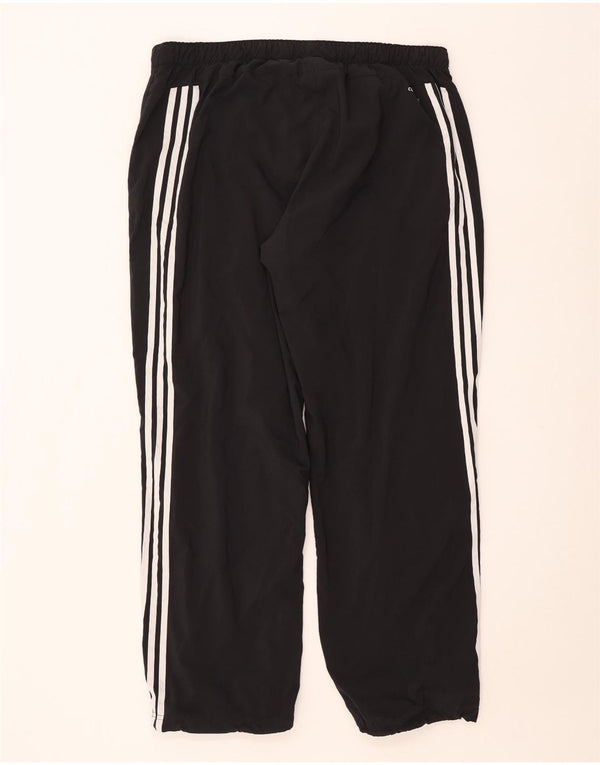 Adidas masculino climalite calças de treino joggers 2xl preto poliéster