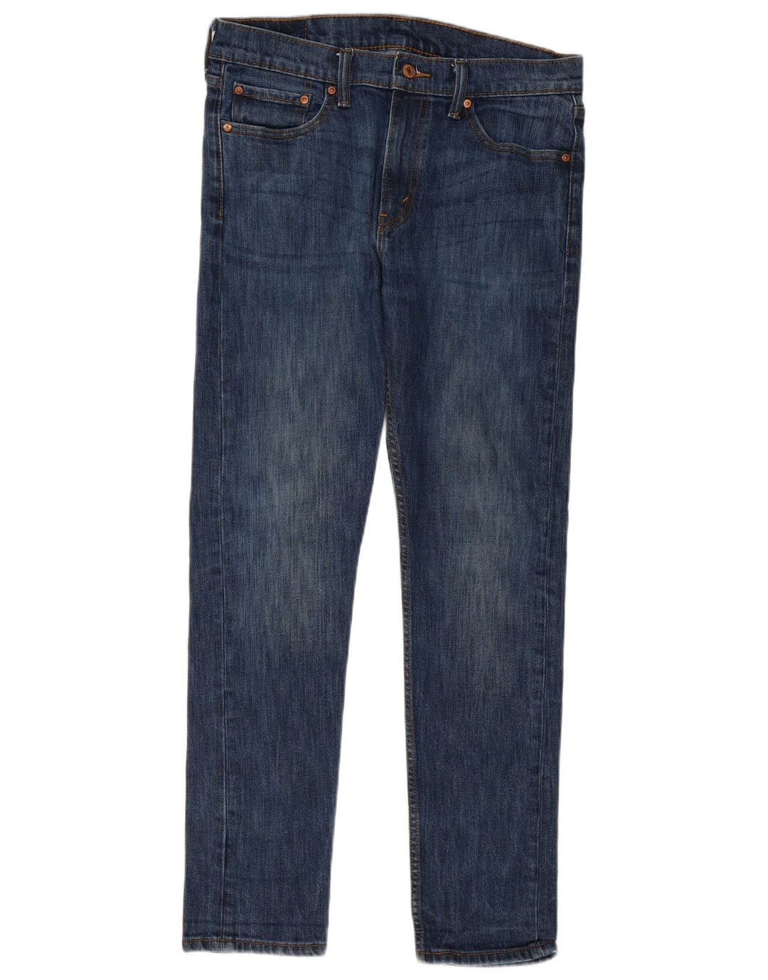 LEVI'S Masculino 510 Skinny Jeans W33 L32 Azul Algodão