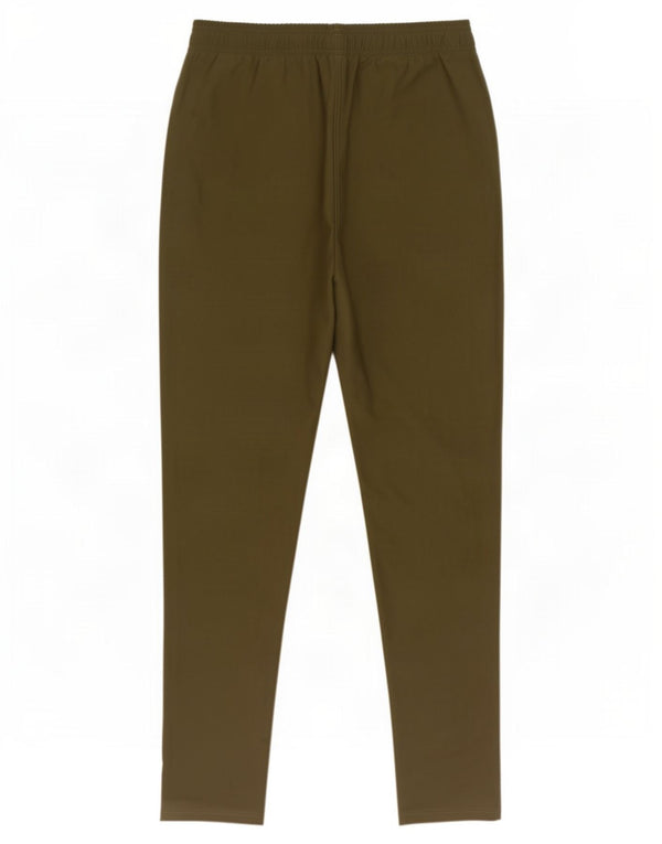 Calça de treino masculina Under Armour poliéster cáqui médio