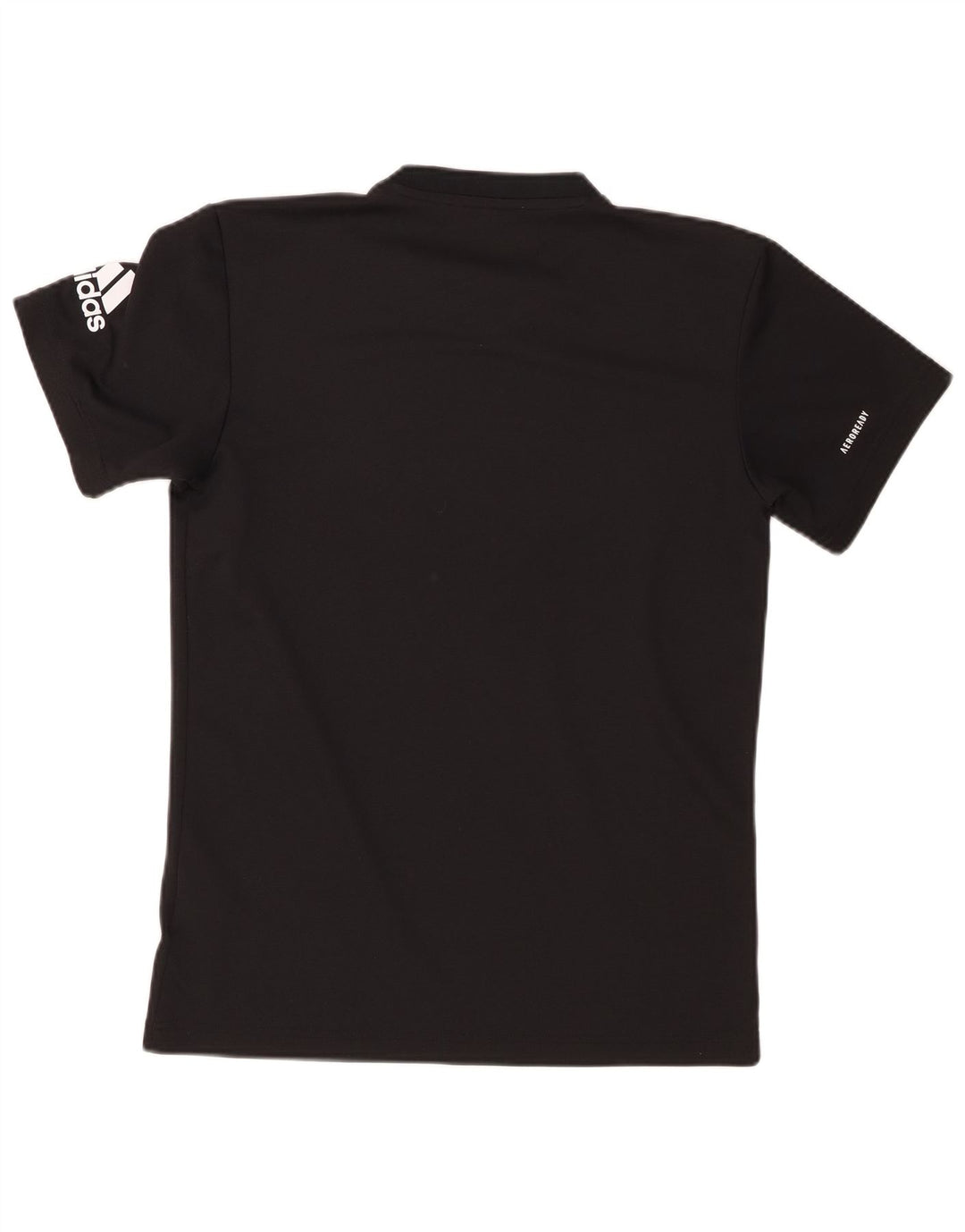 ADIDAS Mens Graphic T-Shirt Top Pequeno Poliéster Preto