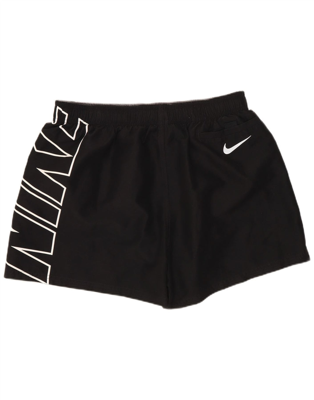 Shorts de natação masculinos NIKE, grande, preto, poliéster