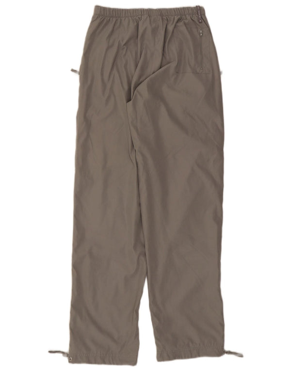 Calça feminina casual reta Champion pequena W26 L30 poliéster cinza