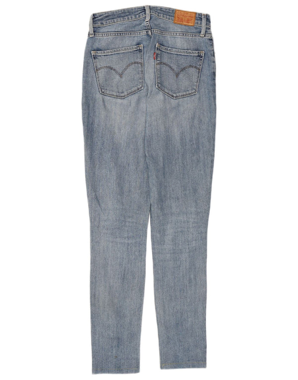 Levi's Womens 721 High Waist Skinny Jeans W26 L29 Blue Cotton