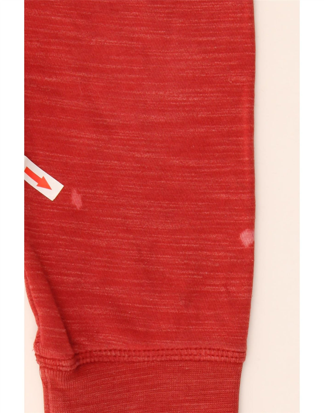 Suéter Reebok masculino com capuz e zíper gráfico médio algodão vermelho