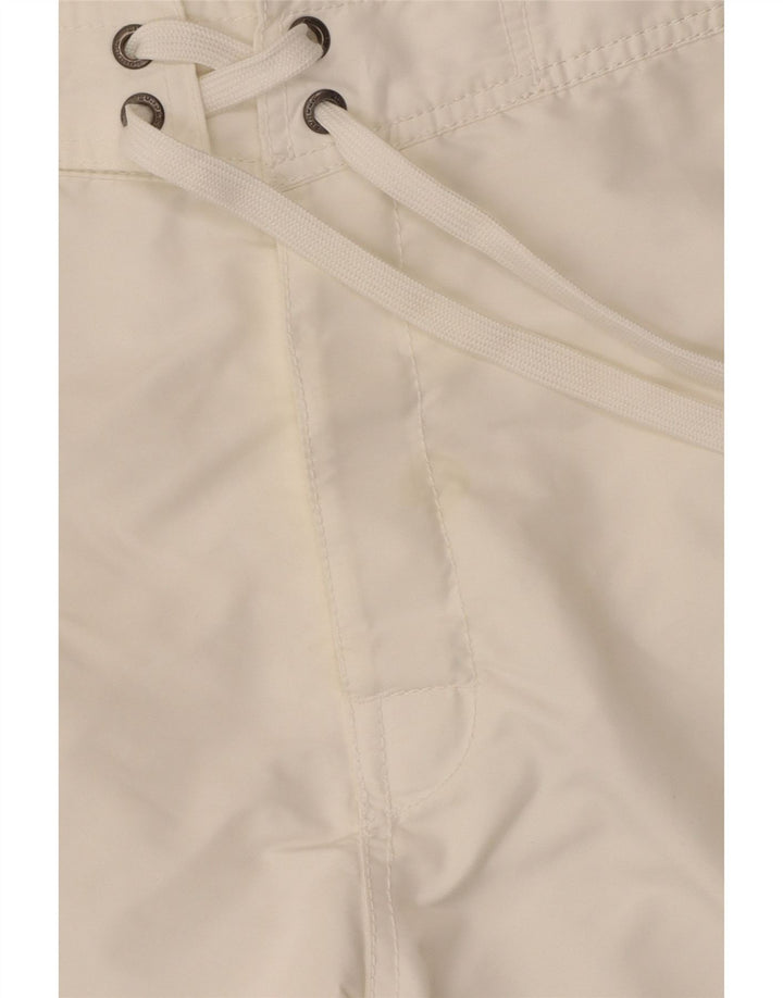 Shorts de natação masculino Sundek grande poliéster branco