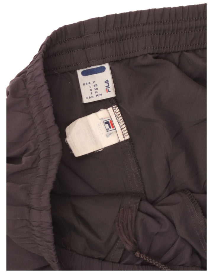 Fila Mens Sport Shorts Cinza Médio Poliéster