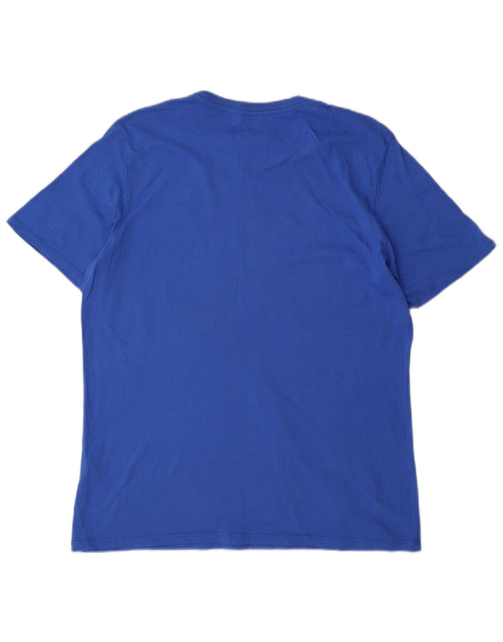Camiseta masculina Nike grande algodão azul
