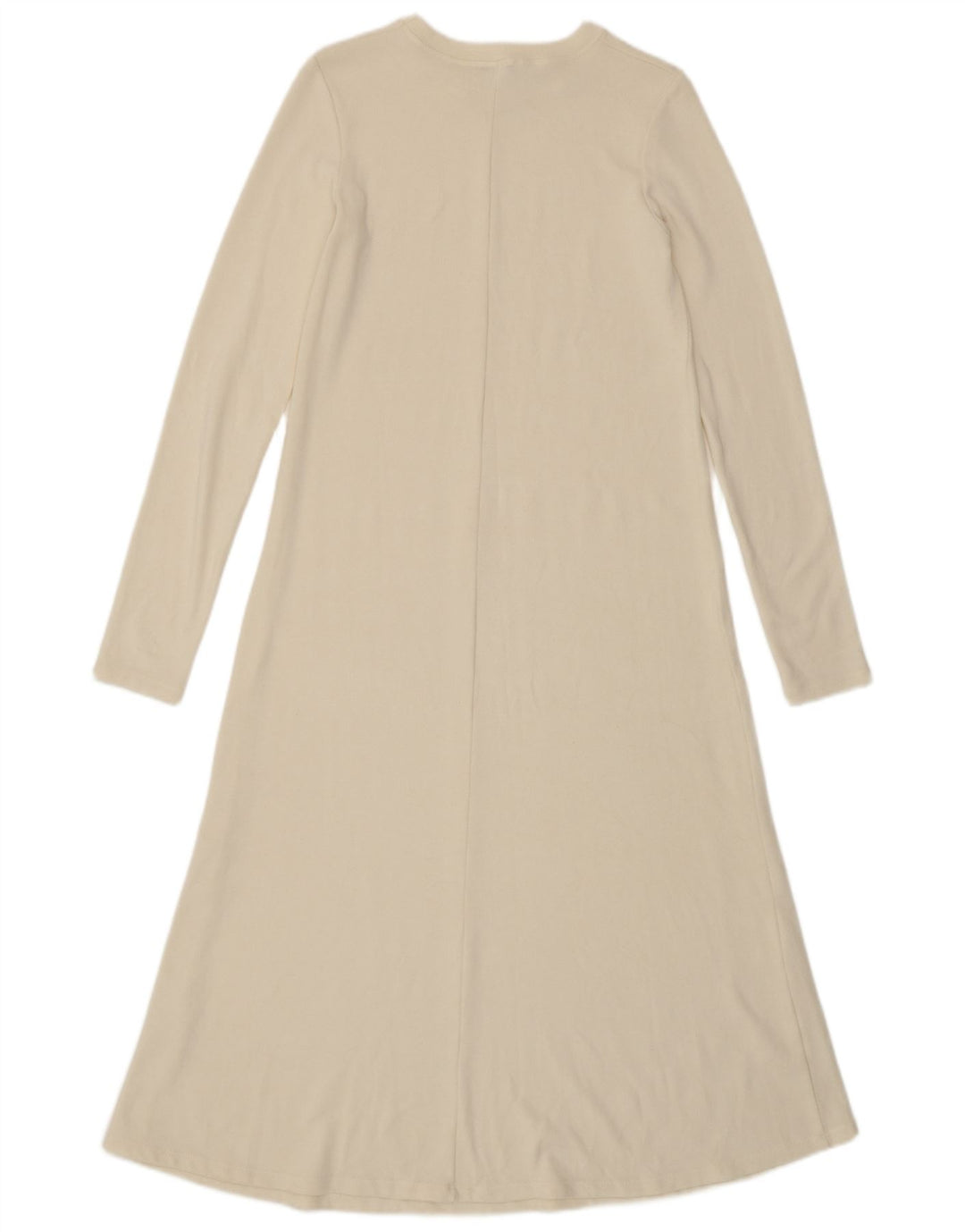 Vestido maxi jumper feminino Zara Reino Unido 10 pequeno branco