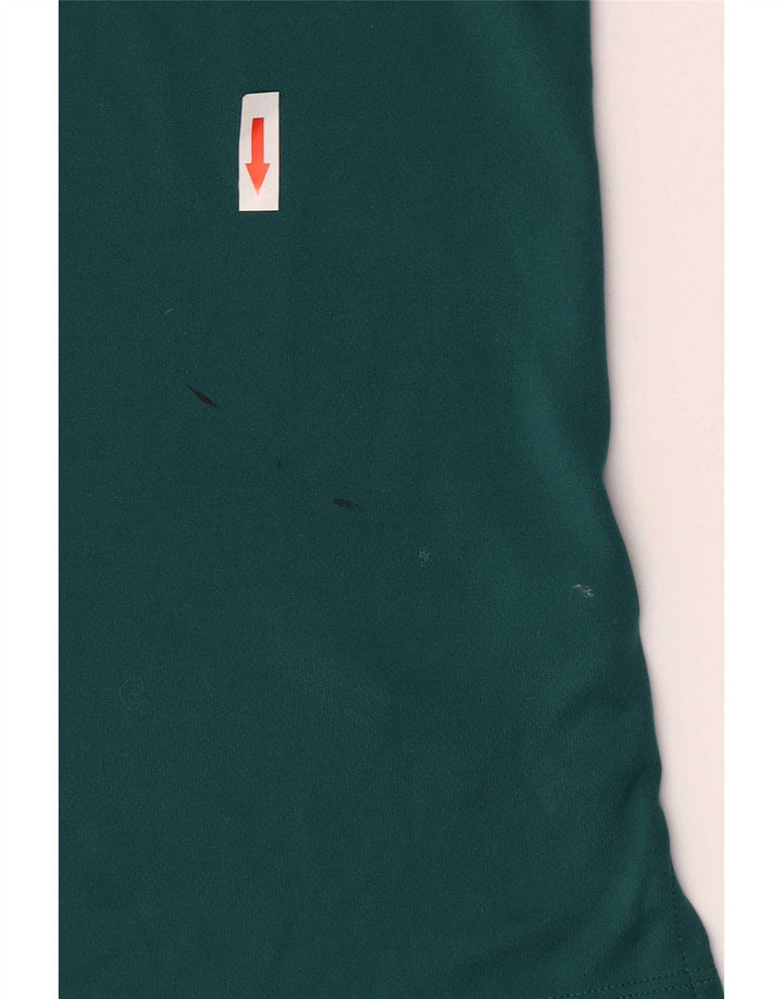 Camisa polo masculina Adidas grande poliéster verde