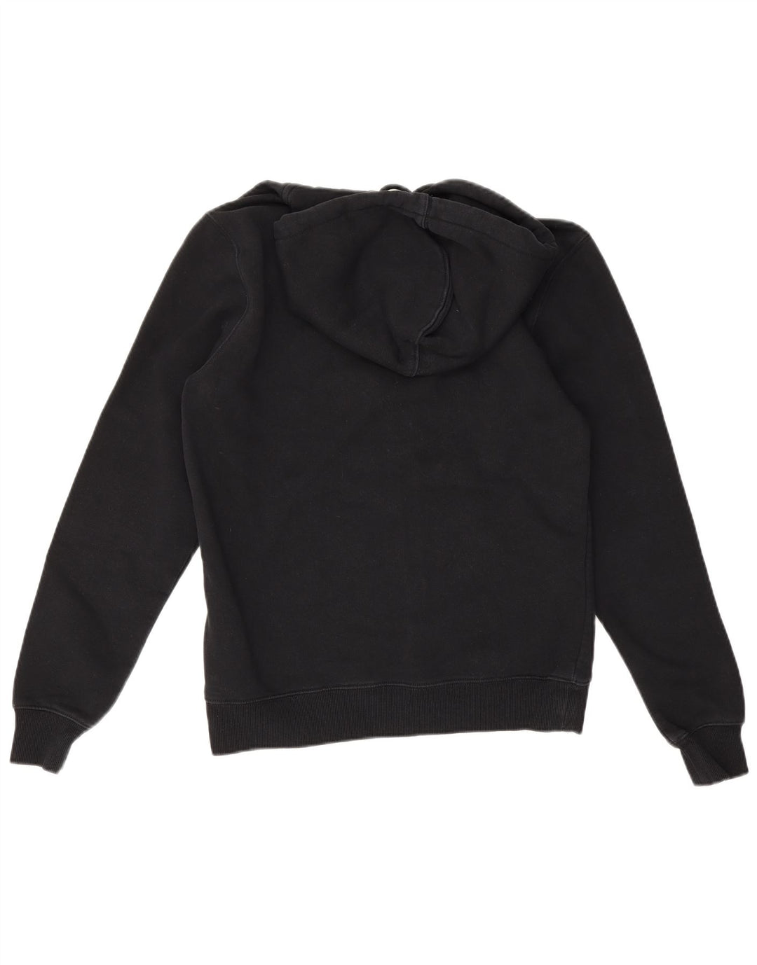 Suéter masculino Dickies com capuz e zíper pequeno de algodão preto