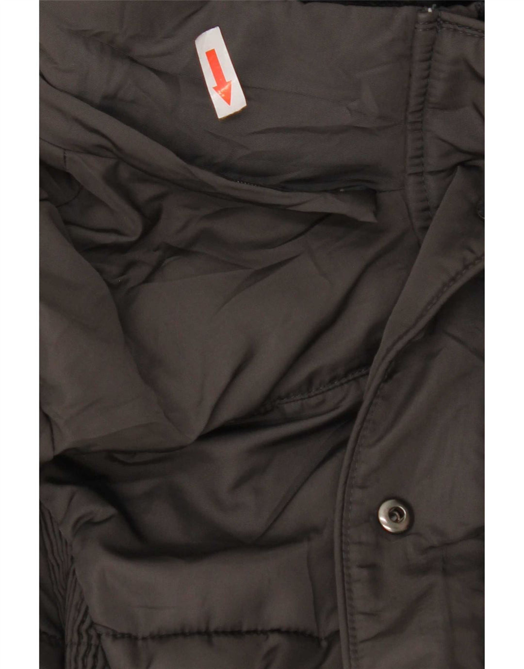Casaco acolchoado feminino Hobbs UK 10 poliéster cinza pequeno