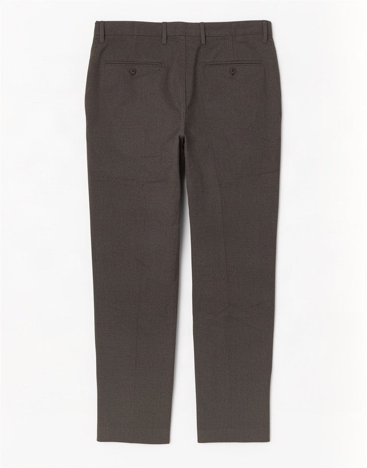 Calça masculina Marks & Spencer Slim Fit W34 L31 Cinza Poliéster