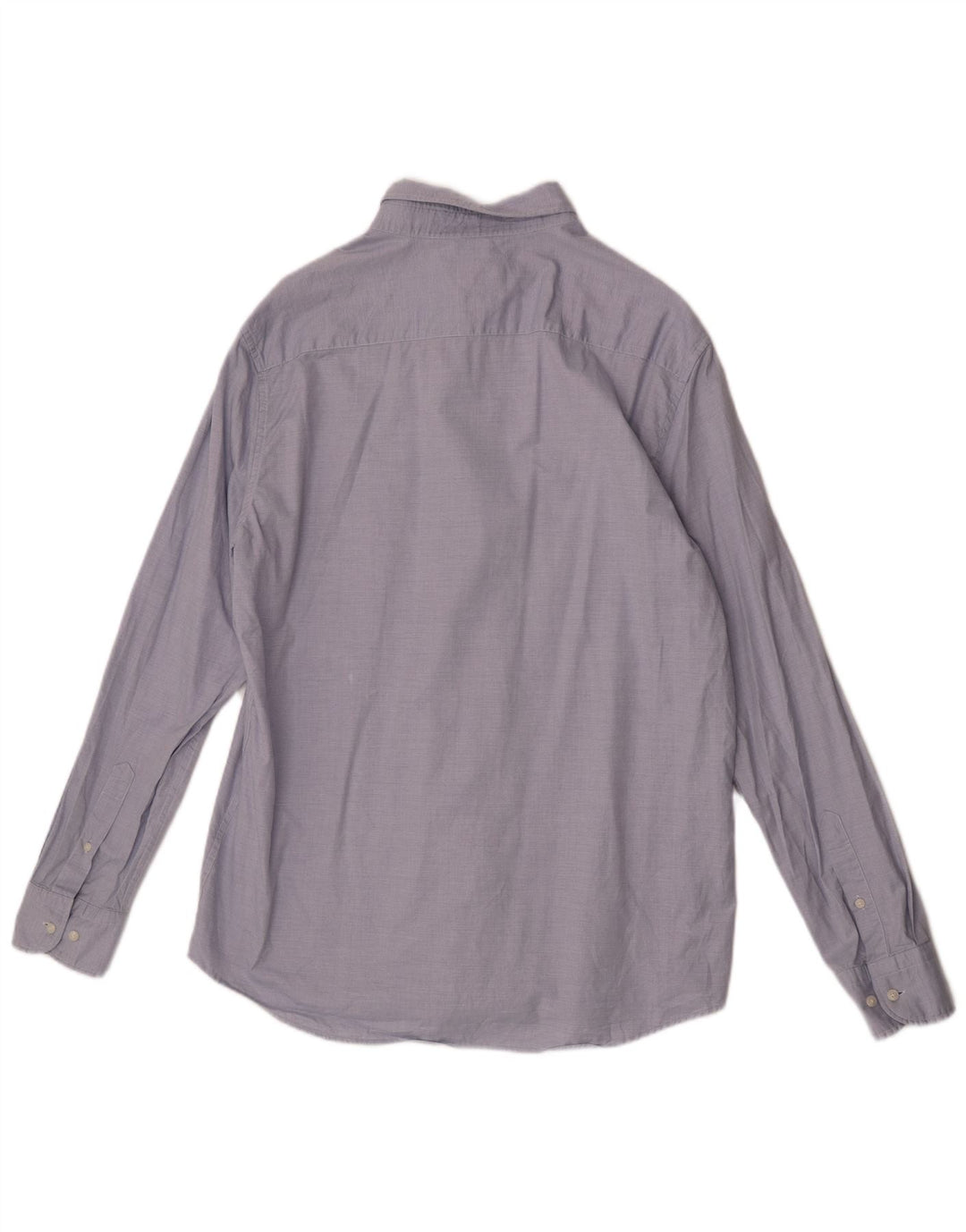 Camisa masculina Massimo Dutti XL azul algodão