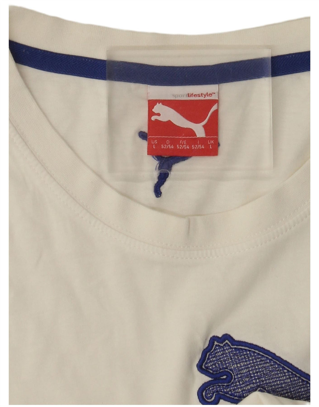 Puma Camiseta Masculina Graphic Top Grande Branco