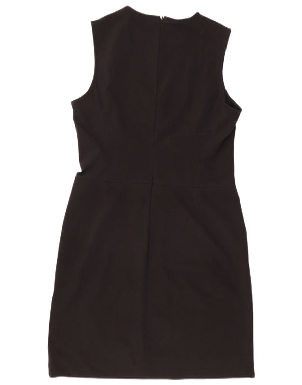 CALVIN KLEIN Vestido feminino sem mangas com bainha US 10 grande preto