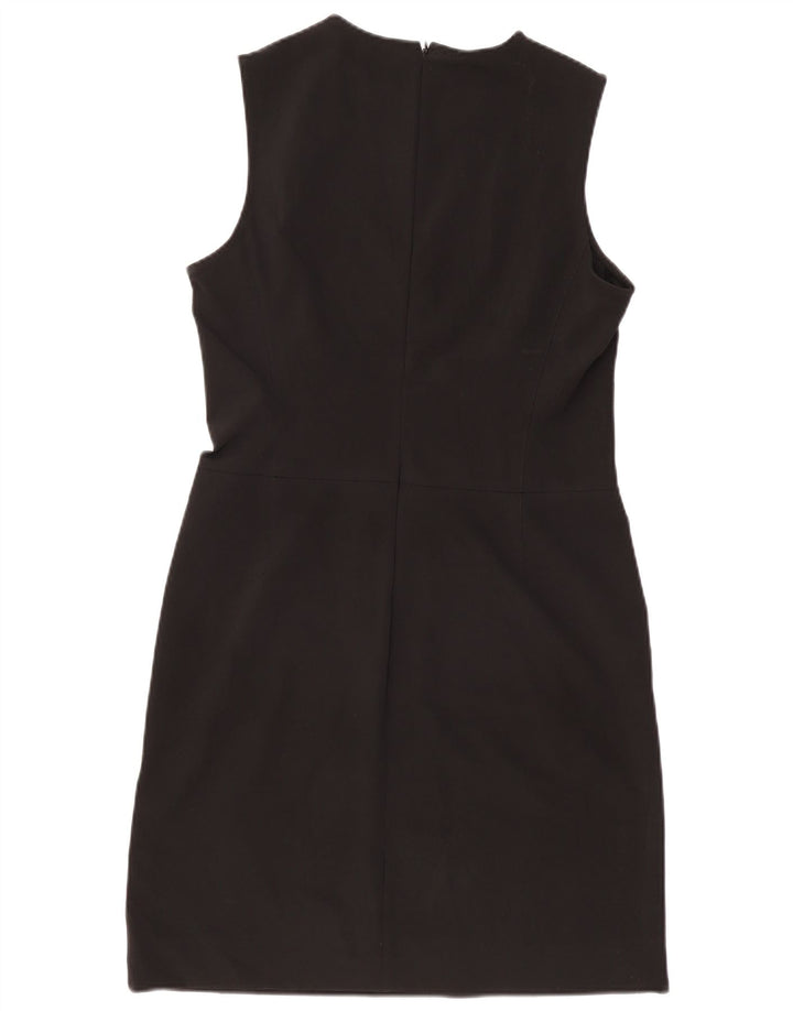 CALVIN KLEIN Vestido feminino sem mangas com bainha US 10 grande preto