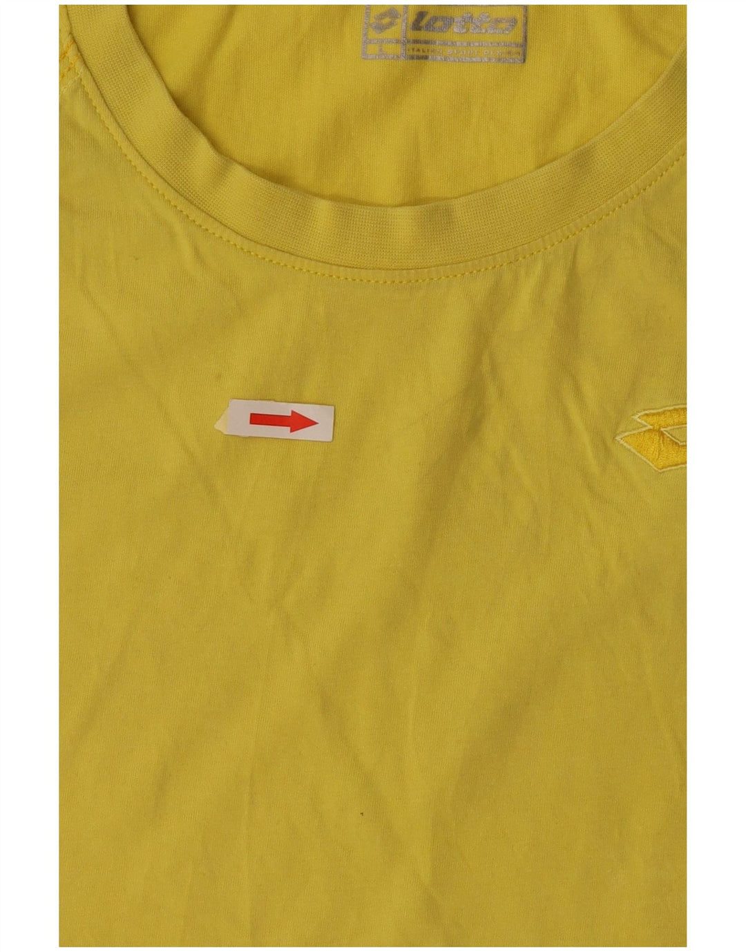 Top colete feminino LOTTO UK 14 grande amarelo