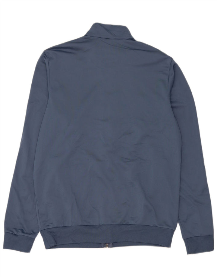Adidas Mens Tracksuit Top Jacket Médio Azul Marinho Poliéster