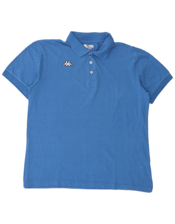 Camisa polo masculina Kappa XL algodão azul