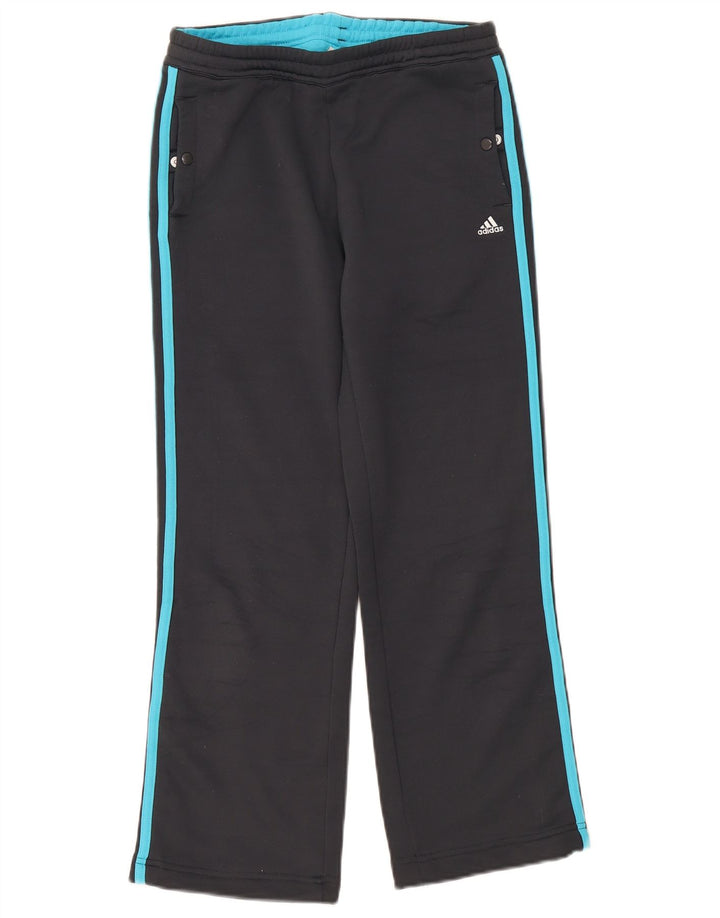 Calça de treino feminina Adidas UK 12 poliéster cinza médio