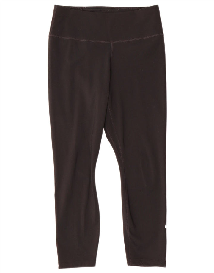 Leggings Nike Dri Fit Capri UK 10 Pequeno Poliéster Preto