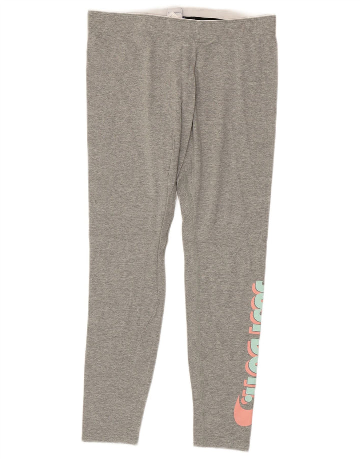Leggings femininas Nike Graphic UK 16 grande algodão cinza