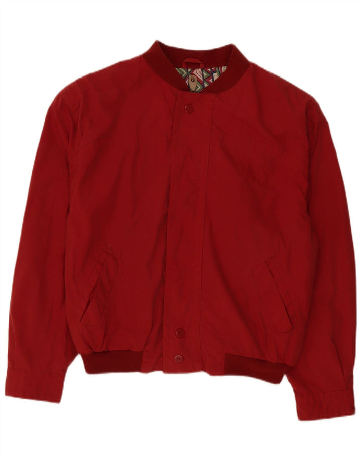 Jaqueta bomber feminina Brugi UK 18 XL vermelha