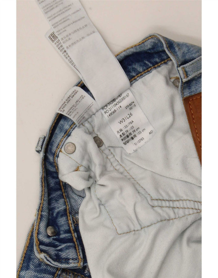 Levi's Masculino 501 Straight Jeans W31 L26 Azul Algodão