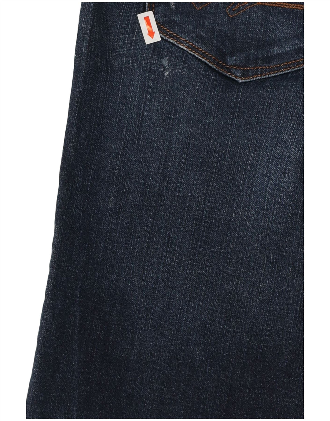 TOMMY HILFIGER Jeans feminino Rome RW reto W27 L30 algodão azul marinho