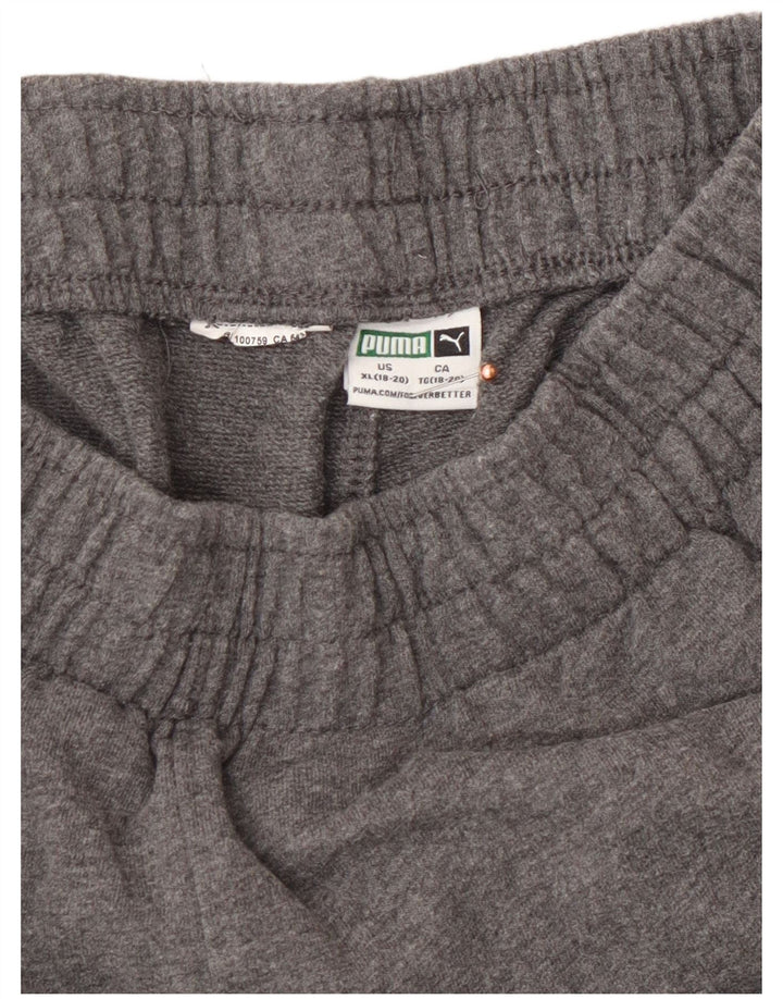 Calças de treino PUMA Meninos Joggers 15-16 Anos XL Cinzento