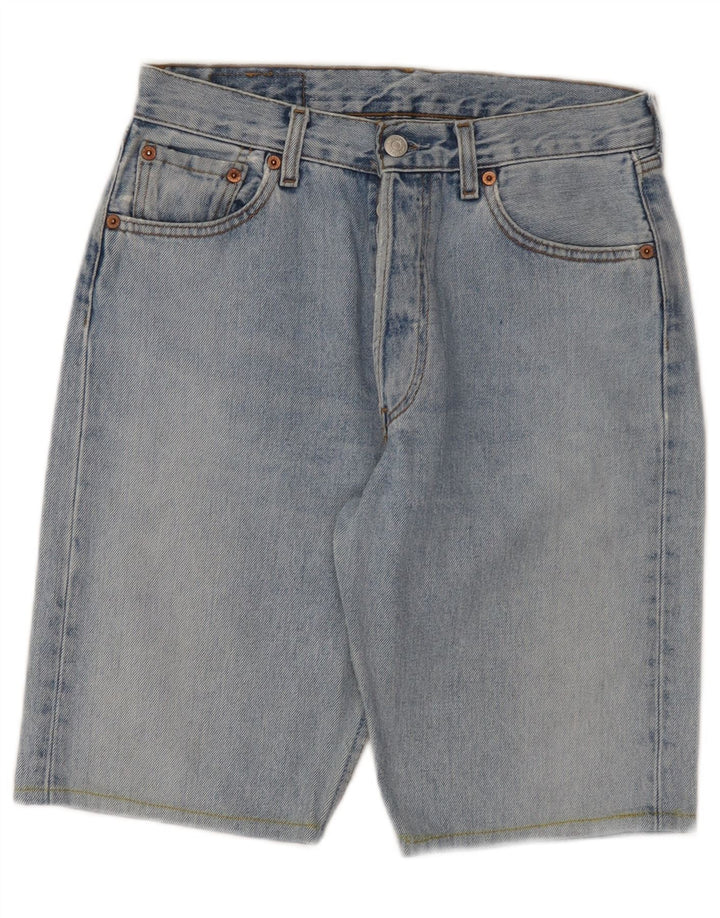 Shorts jeans masculino 501 da Levi's W29 algodão azul médio