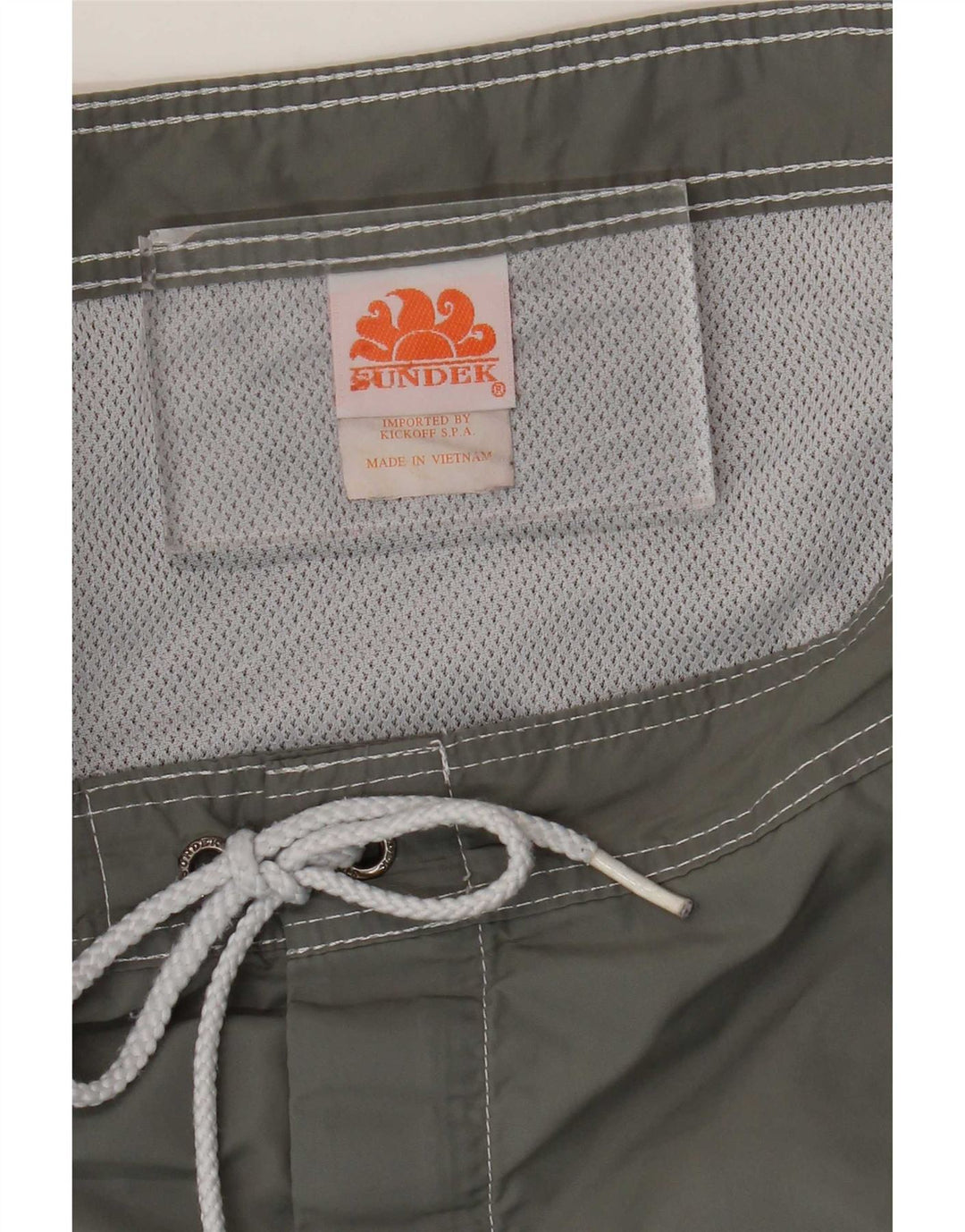 Shorts de natação masculino Sundek médio cinza nylon