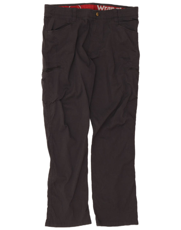 Calça cargo masculina Wrangler reta W38 L30 nylon preto