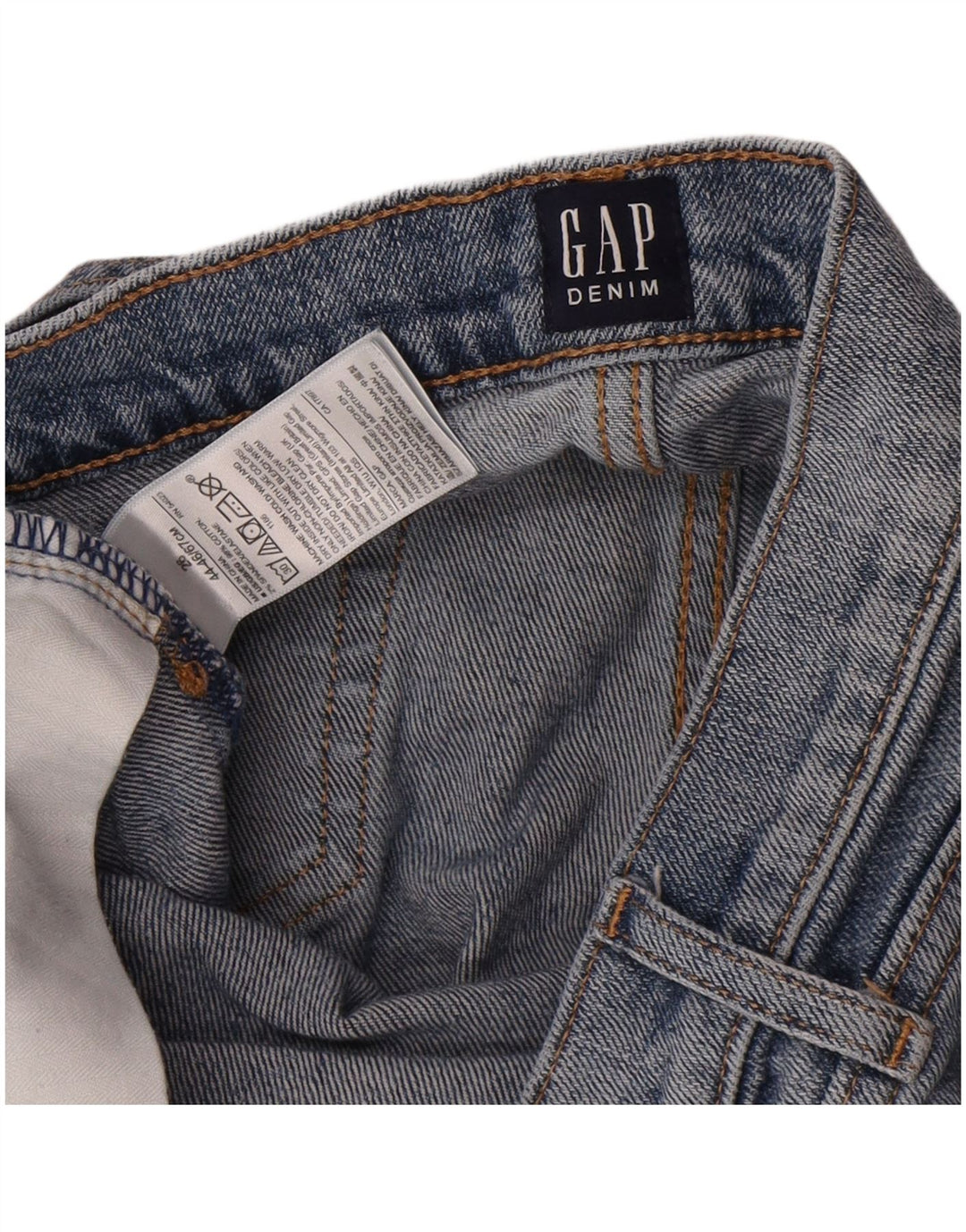 Jeans femininos Gap Slim W26 L27 algodão azul
