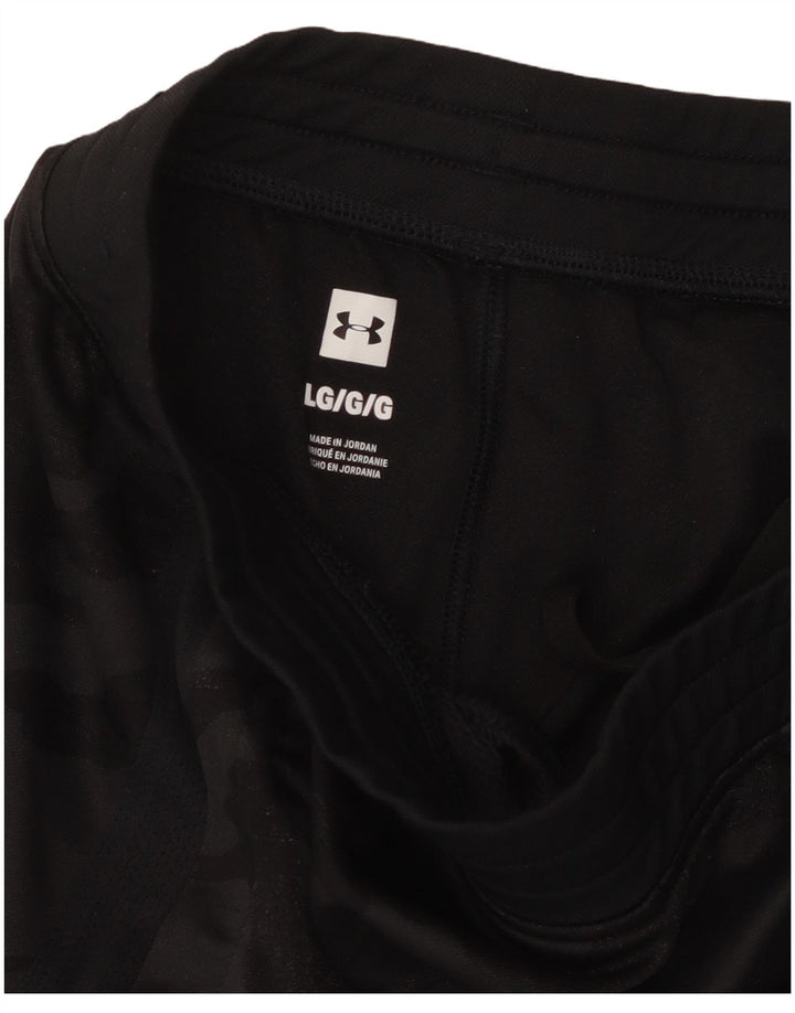 Calça de treino feminina UNDER ARMOUR Reino Unido 16 grande camuflagem preta