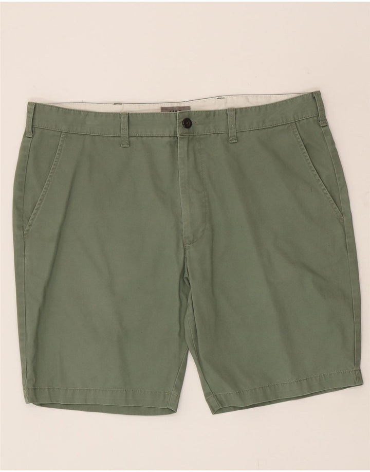 Shorts chino masculino Marks & Spencer W38 XL algodão verde